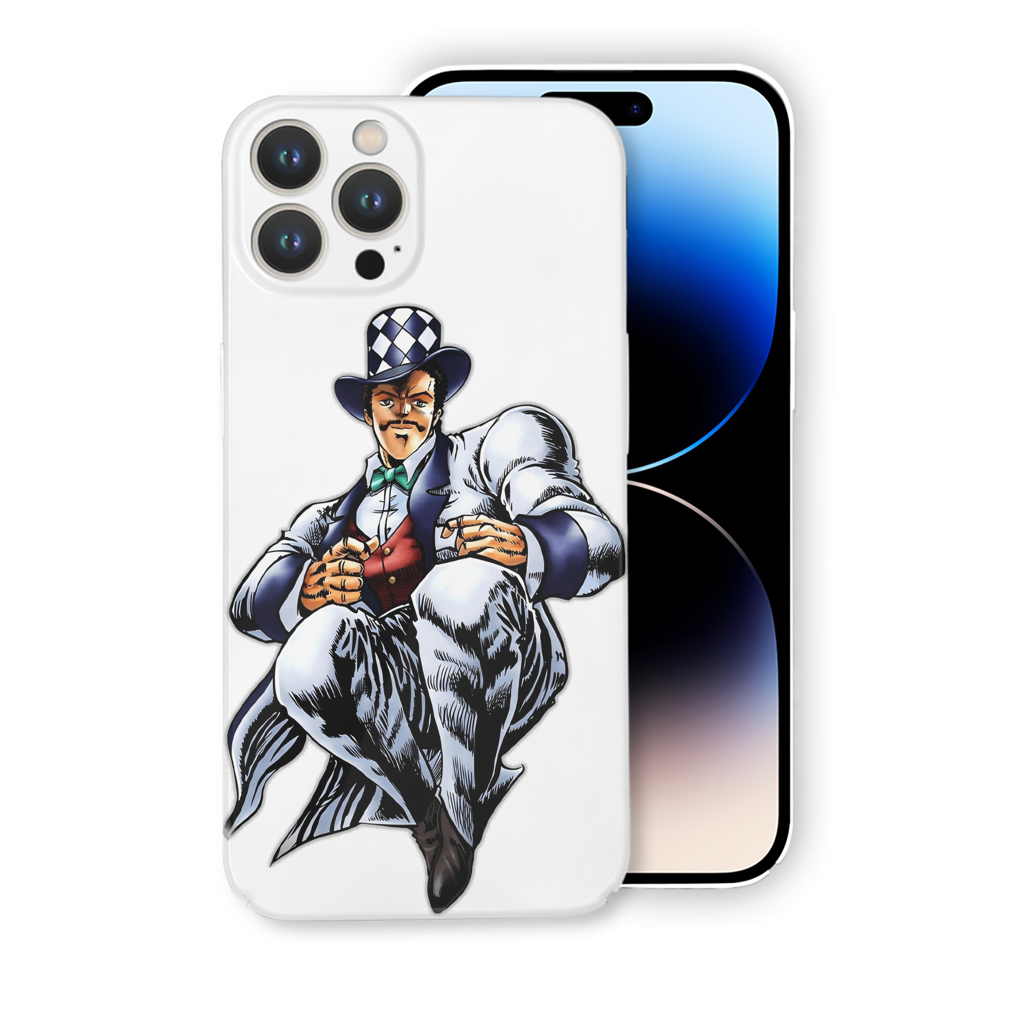（画像用） ジョジョの奇妙な冒険 ウィル?アントニオ?ツェペリ JoJo's Bizarre Adventure Will Anthonio Zeppeli 【iPhone 14シリーズ対応】ハードケース